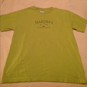 Neon Yellow  MARTHA’S VINEYARD Tee